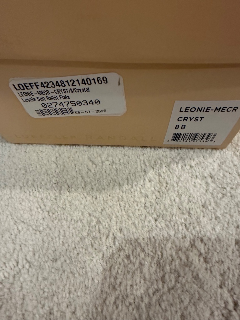 Loeffler Randall Rhinsyone Flats size 8 - Picture 5 of 5